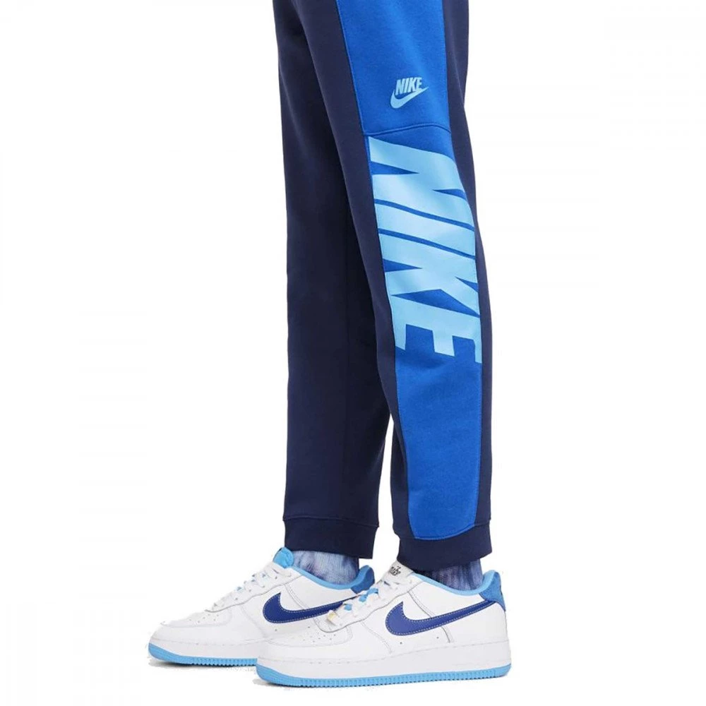 NIKE PANTALONI AMPLIFY BAMBINO Blu 6 NIKE PANTALONI AMPLIFY BAMBINO Blu - immagine 4