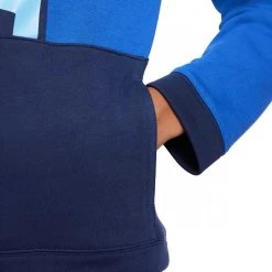 NIKE FELPA CON CAPPUCCIO AMPLIFY BAMBINO Royal -Strada Moda nike dm8067 felpa con cappuccio amplify bambino abbigliamento bambino 044519601 480 4