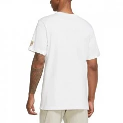 NIKE T-SHIRT HAMBURGER Bianco -Strada Moda nike dn5169 t shirt hamburget sport style uomo 044503401 100 2