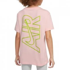 NIKE T-SHIRT AIR BAMBINA Rosa -Strada Moda nike do1341 t shirt air bambina abbigliamento bambino 045001101 610 2