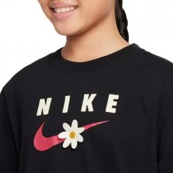 NIKE T-SHIRT CROP ENERGY BAMBINA Nero -Strada Moda nike do1351 t shirt crop energy bambina abbigliamento bambino 044519201 010 3