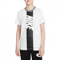 NIKE T-SHIRT AMPLIFY BAMBINO Bianco