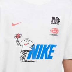 NIKE T-SHIRT PREMIUM Bianco -Strada Moda nike do2246 t shirt bytc prem abbigliamento basket uomo 044583301 100 3
