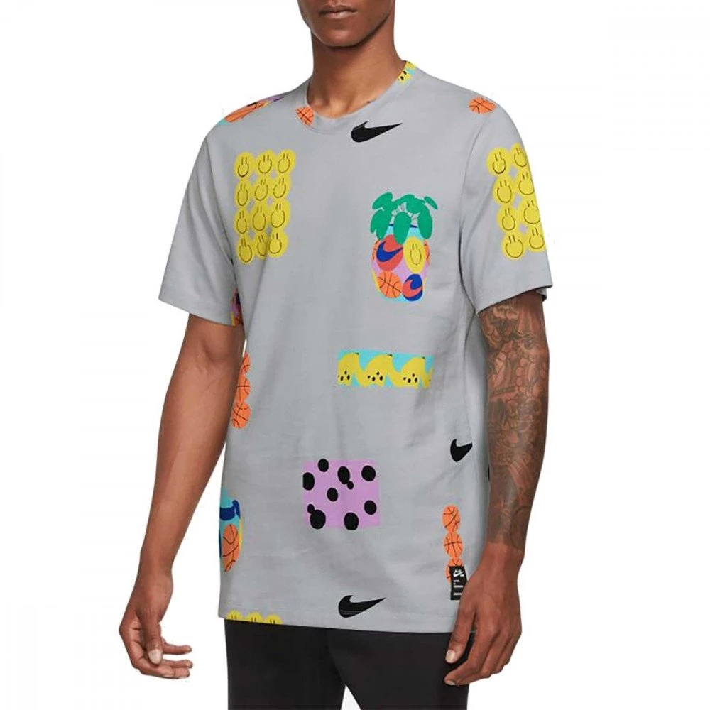 NIKE T-SHIRT AIR OPEN Grigio 3 NIKE T-SHIRT AIR OPEN Grigio