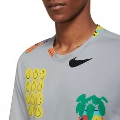 NIKE T-SHIRT AIR OPEN Grigio 7 NIKE T-SHIRT AIR OPEN Grigio -Strada Moda nike dq1014 t shirt air open sport style uomo 045006301 012 3