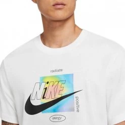 NIKE T-SHIRT HBR Bianco -Strada Moda nike dq1074 t shirt hbr sport style uomo 045006801 100 3