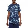 NIKE T-SHIRT CAMO LEAF BAMBINO Blu
