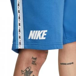 NIKE BERMUDA REPEAT Blu -Strada Moda nike dr9973 short repeat sport style uomo 045007801 407 4
