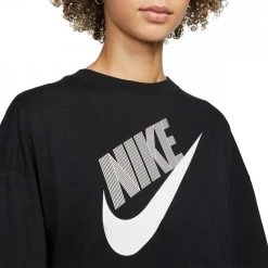 NIKE T-SHIRT DANCE DONNA Nero -Strada Moda nike dv0335 t shirt dance donna sport style donna 045004701 010 3