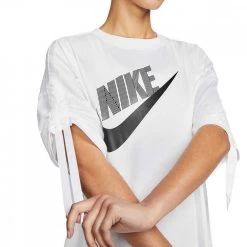 NIKE T-SHIRT DANCE DONNA Bianco -Strada Moda nike dv0335 t shirt dance donna sport style donna 045004801 100 3