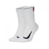 NIKE CALZE CUSHIONED CREW 2 PACK Bianco