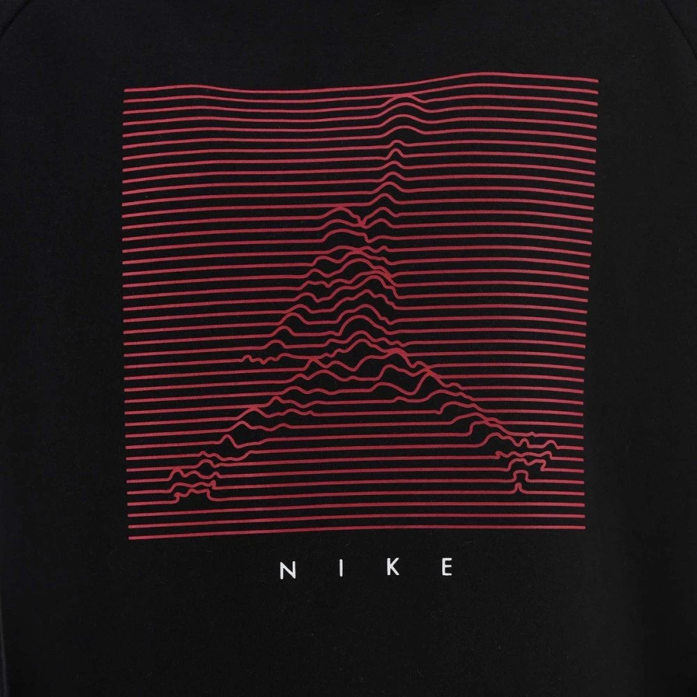 NIKE JORDAN FELPA C/CAPP JUMPMAN X NIKE FELPATA BAMBINO Nero - immagine 4