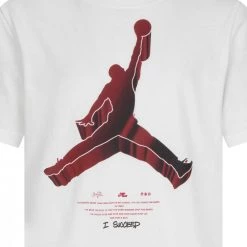 NIKE JORDAN T-SHIRT JUMPMAN X NIKE BAMBINO Bianco -Strada Moda nike jordan 95b138 t shirt jumpman x nike bambino abbigliamento bambino 044516601 001 4