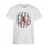 NIKE JORDAN T-SHIRT JUMPMAN HBR WORLD BAMBINO Bianco