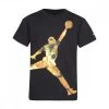 NIKE JORDAN T-SHIRT ICE DYE JUMBO JUMPMAN BAMBINO Nero