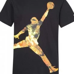 NIKE JORDAN T-SHIRT ICE DYE JUMBO JUMPMAN BAMBINO Nero 8 NIKE JORDAN T-SHIRT ICE DYE JUMBO JUMPMAN BAMBINO Nero -Strada Moda nike jordan 95b253 t shirt ice dye jumbo jumpman bambino abbigliamento bambino 044517301 023 3