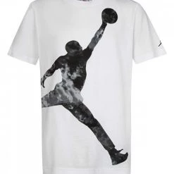 NIKE JORDAN T-SHIRT TIE DYE JUMBO JUMPMAN BAMBINO Bianco -Strada Moda nike jordan 95b253 t shirt tie dye jumbo jumpman bambino abbigliamento bambino 044517201 001 3