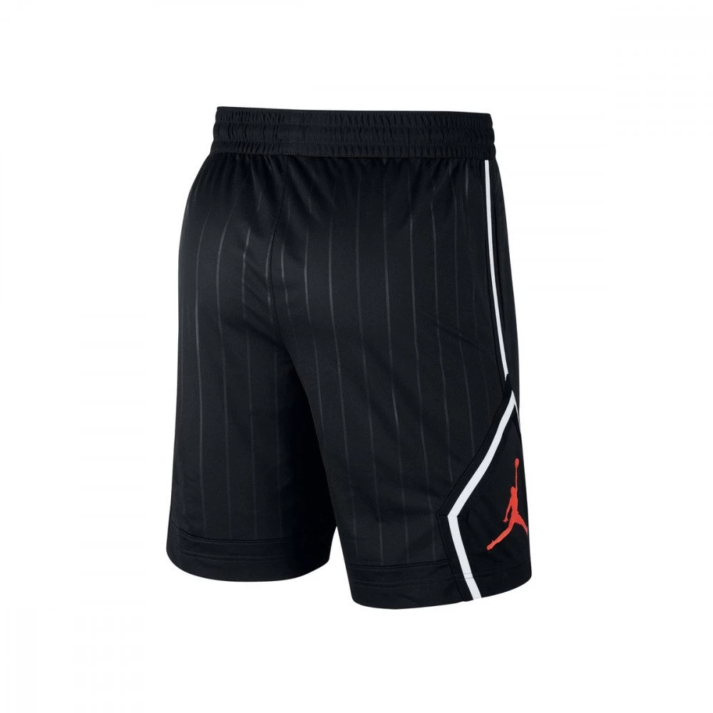 NIKE JORDAN SHORT DIAMOND STRIPED Nero 4 NIKE JORDAN SHORT DIAMOND STRIPED Nero - immagine 2