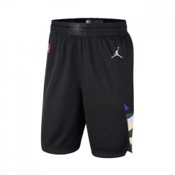 NIKE JORDAN SHORT STATEMENT BUCKS Nero