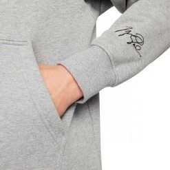 NIKE JORDAN FELPA CON CAPPUCCIO ESSENTIALS Grigio -Strada Moda nike jordan da9818 felpa con cappuccio essentials sport style uomo 044499601 091 4