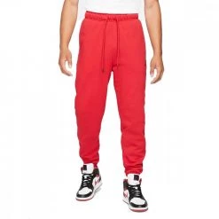 NIKE JORDAN PANTALONI ESSENTIALS Rosso