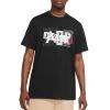 NIKE JORDAN T-SHIRT BRAND Nero