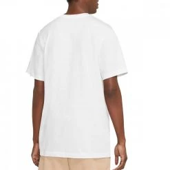 NIKE JORDAN T-SHIRT BRAND Bianco -Strada Moda nike jordan dm1426 t shirt brand sport style uomo 044999101 100 2