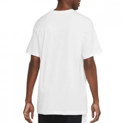 NIKE JORDAN T-SHIRT JUMPMAN Bianco -Strada Moda nike jordan dm1452 t shirt jumpman sport style uomo 044999501 100 2