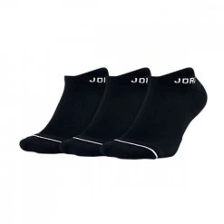 NIKE JORDAN CALZE JUMPMAN NO-SHOW 3 PACK Nero