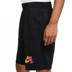 NIKE SB BERMUDA SUNDAY Nero -Strada Moda nike sb dh2968 bermuda sunday street style uomo 044739901 010 3