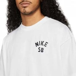 NIKE SB T-SHIRT ESCORPION Bianco -Strada Moda nike sb dn7297 t shirt escorpion street style uomo 044581201 100 3