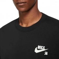 NIKE SB T-SHIRT LC BARKING Nero -Strada Moda nike sb dq1856 t shirt lc barking street style uomo 044740301 010 3