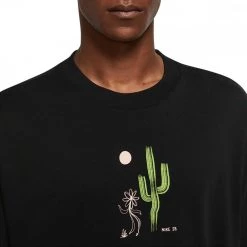 NIKE SB T-SHIRT DANCING CACTUS Nero -Strada Moda nike sb dq1860 t shirt dancing cactus street style uomo 044740601 010 3