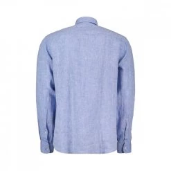 NORTH SAILS CAMICIA 100% LINO Blu -Strada Moda north sails 664088000 camicia 100 lino casual uomo 045021201 0757 2