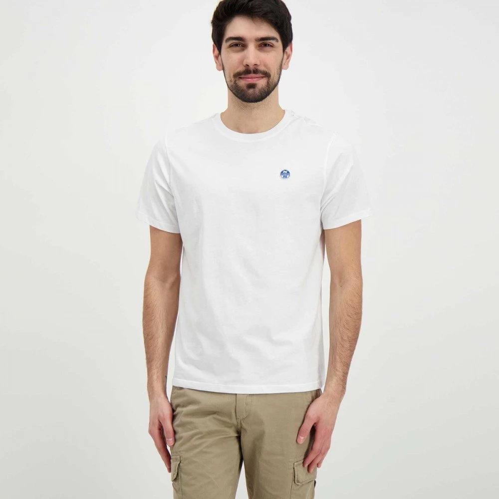 NORTH SAILS T-SHIRT MINI LOGO Bianco 4 NORTH SAILS T-SHIRT MINI LOGO Bianco - immagine 2
