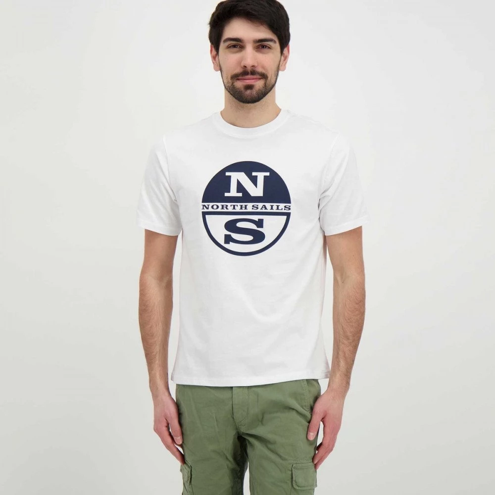 NORTH SAILS T-SHIRT MACRO LOGO Bianco 4 NORTH SAILS T-SHIRT MACRO LOGO Bianco - immagine 2