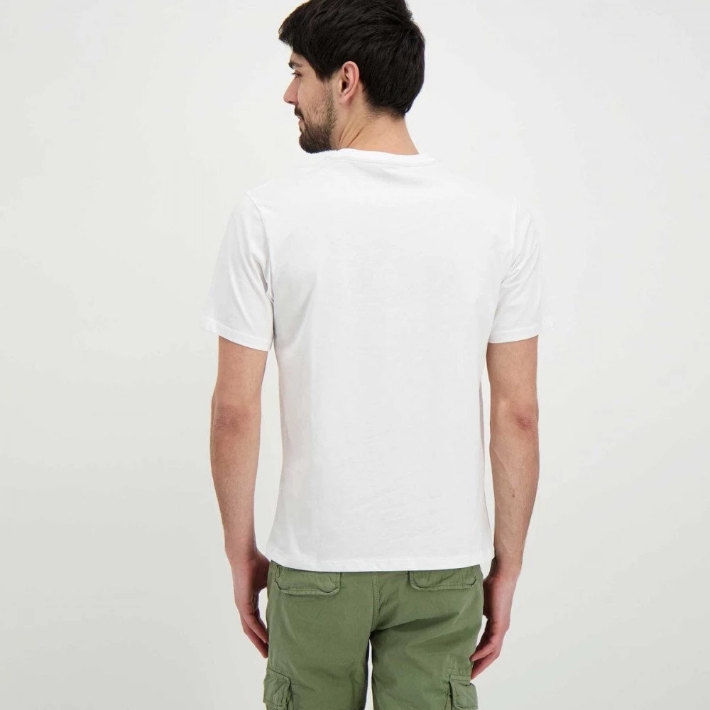 NORTH SAILS T-SHIRT MACRO LOGO Bianco 5 NORTH SAILS T-SHIRT MACRO LOGO Bianco - immagine 3