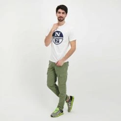 NORTH SAILS T-SHIRT MACRO LOGO Bianco 11 NORTH SAILS T-SHIRT MACRO LOGO Bianco -Strada Moda north sails 692792000 t shirt macro logo casual uomo 045023401 0101 6