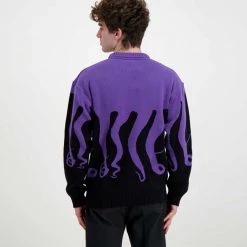 MAGLIONE OCTOPUS ORIGINAL Nero -Strada Moda octopus 22sojm01 maglione octopus original street style uomo 044741901 black 4