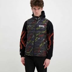 SMANICATO OCTOPUS DECO DOWN Nero -Strada Moda octopus 22sojv09 smanicato octopus deco down street style uomo 044742101 black 3