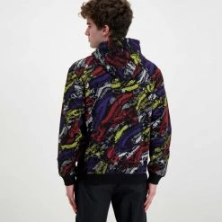 FELPA CON CAPPUCCIO OCTOPUS DECO Nero -Strada Moda octopus 22sosh09 felpa con cappuccio octopus deco street style uomo 044742301 black 4