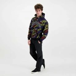 FELPA CON CAPPUCCIO OCTOPUS DECO Nero -Strada Moda octopus 22sosh09 felpa con cappuccio octopus deco street style uomo 044742301 black 6