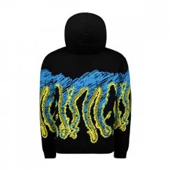 FELPA CON CAPPUCCIO OCTOPUS DRAFT Nero -Strada Moda octopus 22sosh11 felpa c capp octopus draft street style uomo 044742401 black 2