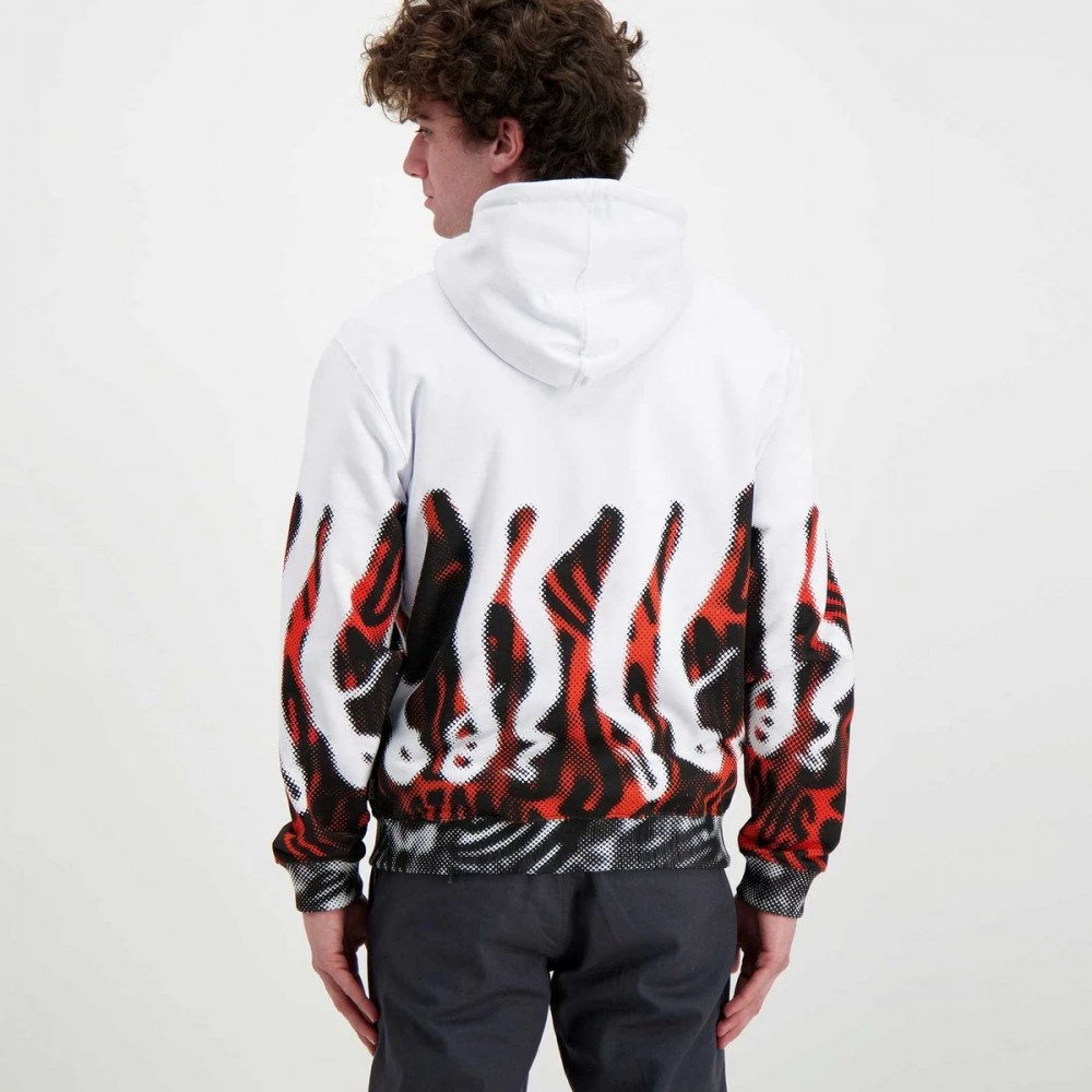 FELPA C/CAPP OCTOPUS HALF TONE Bianco 6 FELPA C/CAPP OCTOPUS HALF TONE Bianco - immagine 4