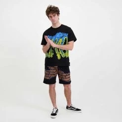 BERMUDA OCTOPUS BRICKS Nero 11 BERMUDA OCTOPUS BRICKS Nero -Strada Moda octopus 22soss19 bermuda octopus bricks street style uomo 044743101 black 6