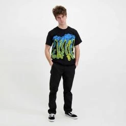 T-SHIRT OCTOPUS DRAFT Nero -Strada Moda octopus 22sots11 t shirt octopus draft street style uomo 044743901 black 6