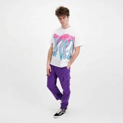 T-SHIRT OCTOPUS DRAFT Bianco -Strada Moda octopus 22sots11 t shirt octopus draft street style uomo 044744001 white 6