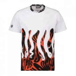 T-SHIRT OCTOPUS HALF TONE Bianco