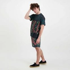 T-SHIRT OCTOPUS SHAKE Nero -Strada Moda octopus 22sots16 t shirt octopus shake street style uomo 044744301 black 6