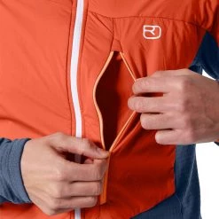 ORTOVOX GIACCA TECNICA WESTALPEN SWISSWOOL HYBRID Arancio -Strada Moda ortovox 63108 westalpen swisswool hybrid jkt m abbigliamento montagna uomo 044839801 55901 5